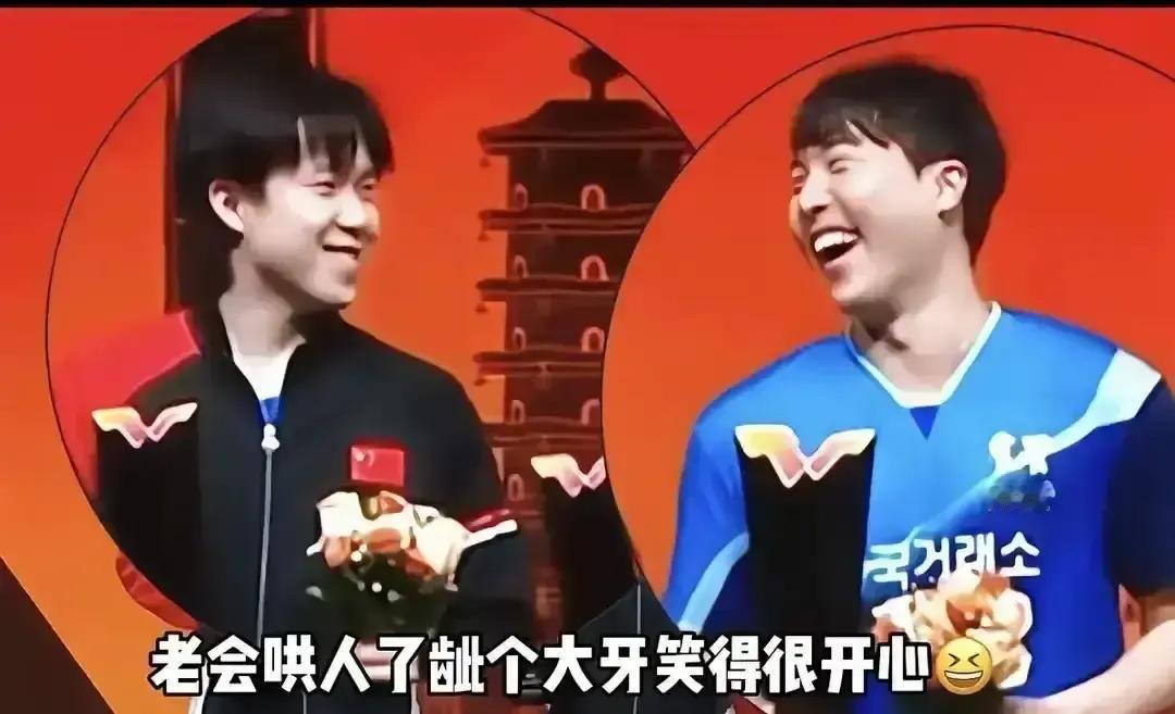 那天腾讯星光大赏，韩林拿奖，颁奖的是他兄弟头哥张毅。
 
俩人台上直接抱上了，那