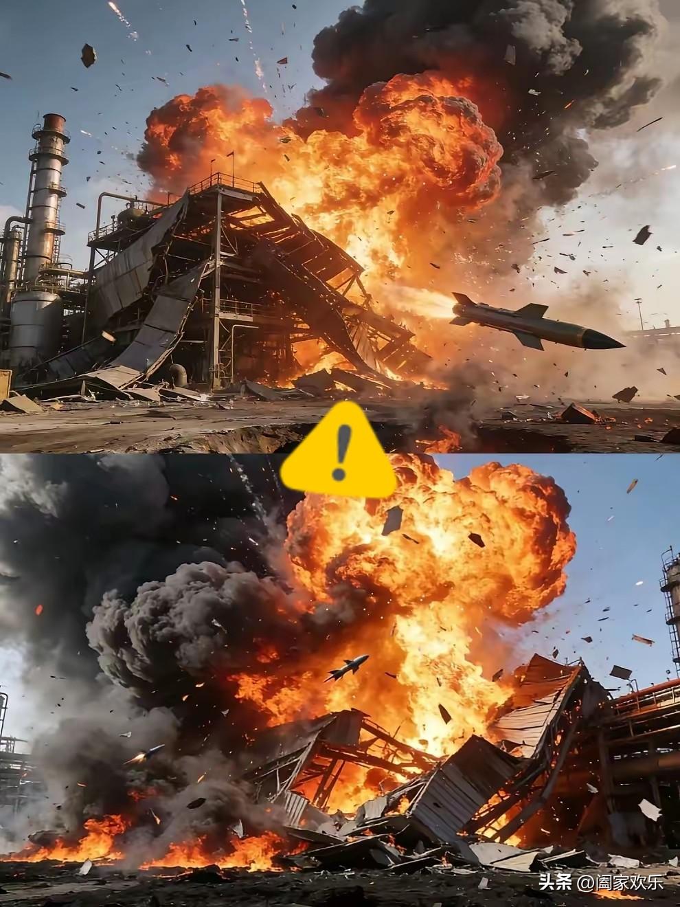 太狠了！
这回以色列是真被掐住了大动脉！！！
央视刚播的消息，伊朗的导弹直勾勾砸