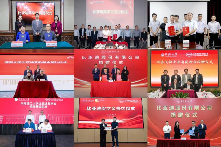 比亚迪成为高校高知圈层的理性之选，在大学停车场能见度非常之高，涵盖了王朝、海洋、