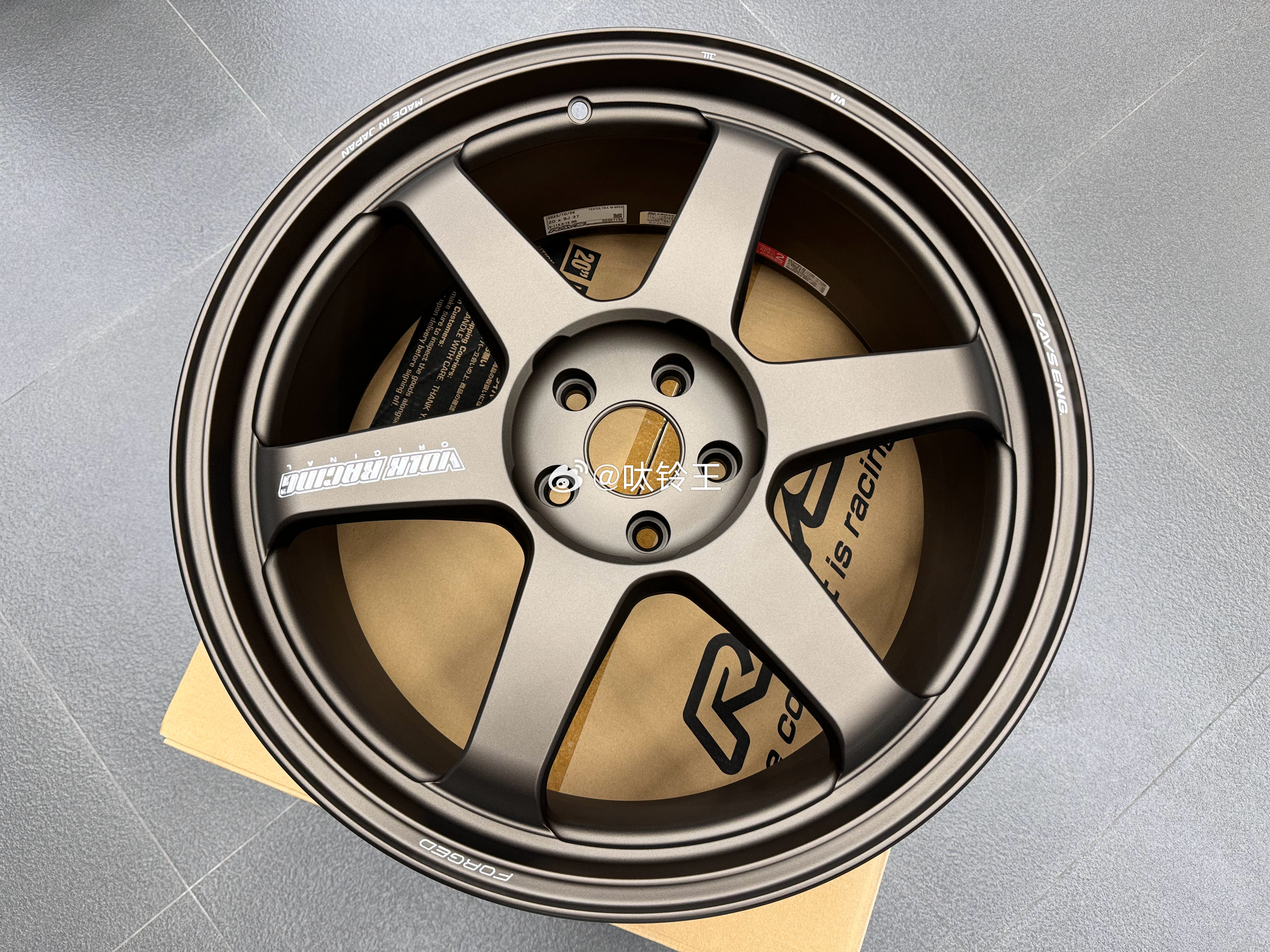 日本rays te37 m-spec BB 古铜色 20寸9J ET37 5*1