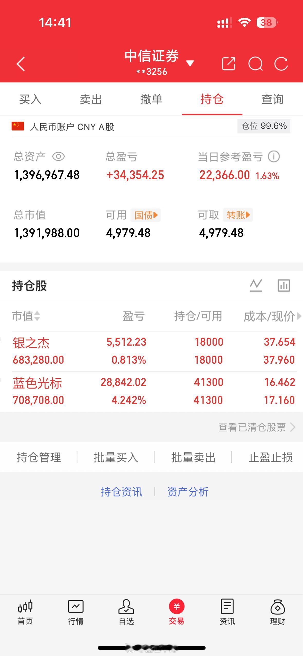 4月14日  实盘更新 100w起步 口说无凭，眼见为实，可以关注牛博一段时间持