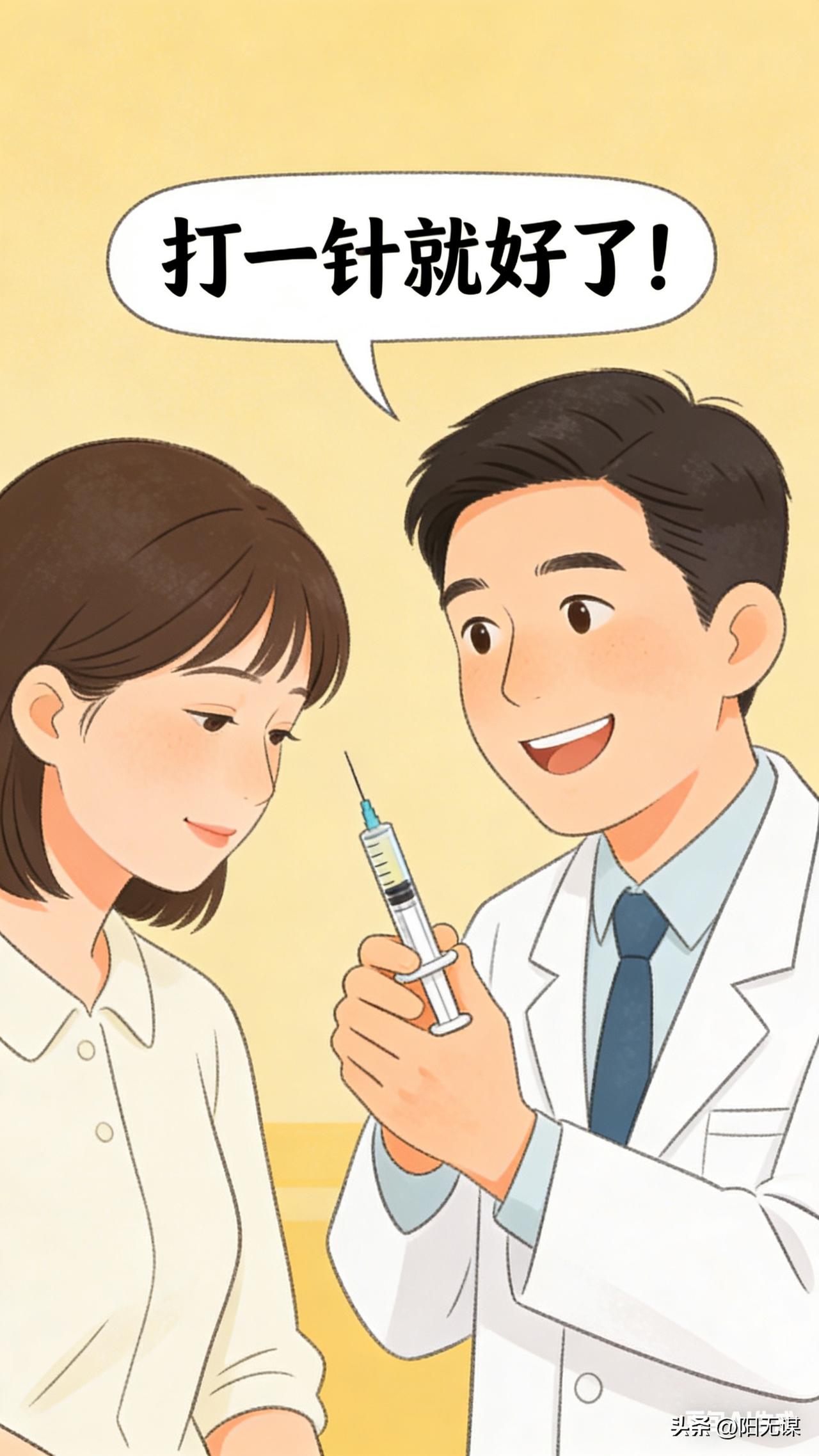 “打一针就好了！”
网友举报：说这话的人没有护士资格证，属非法强行给人注射，建议