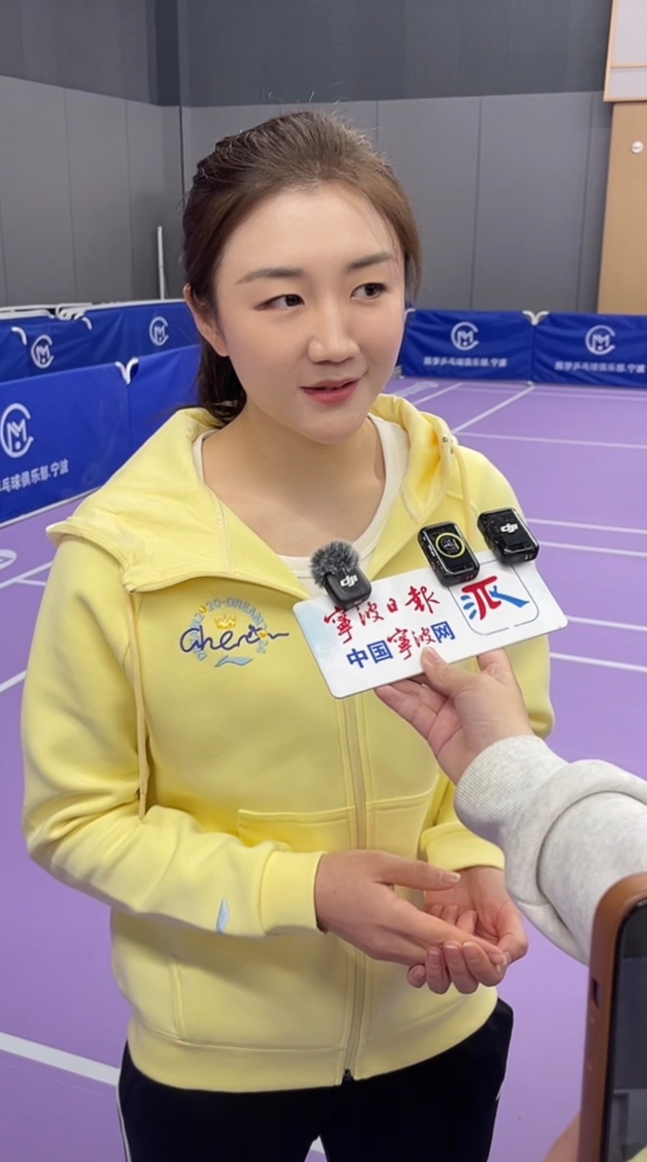 宝宝好漂亮祝卫冕奥运冠军陈梦乒乓球事业越来越好，和陈彬教练一起为国家乒乓球队输送