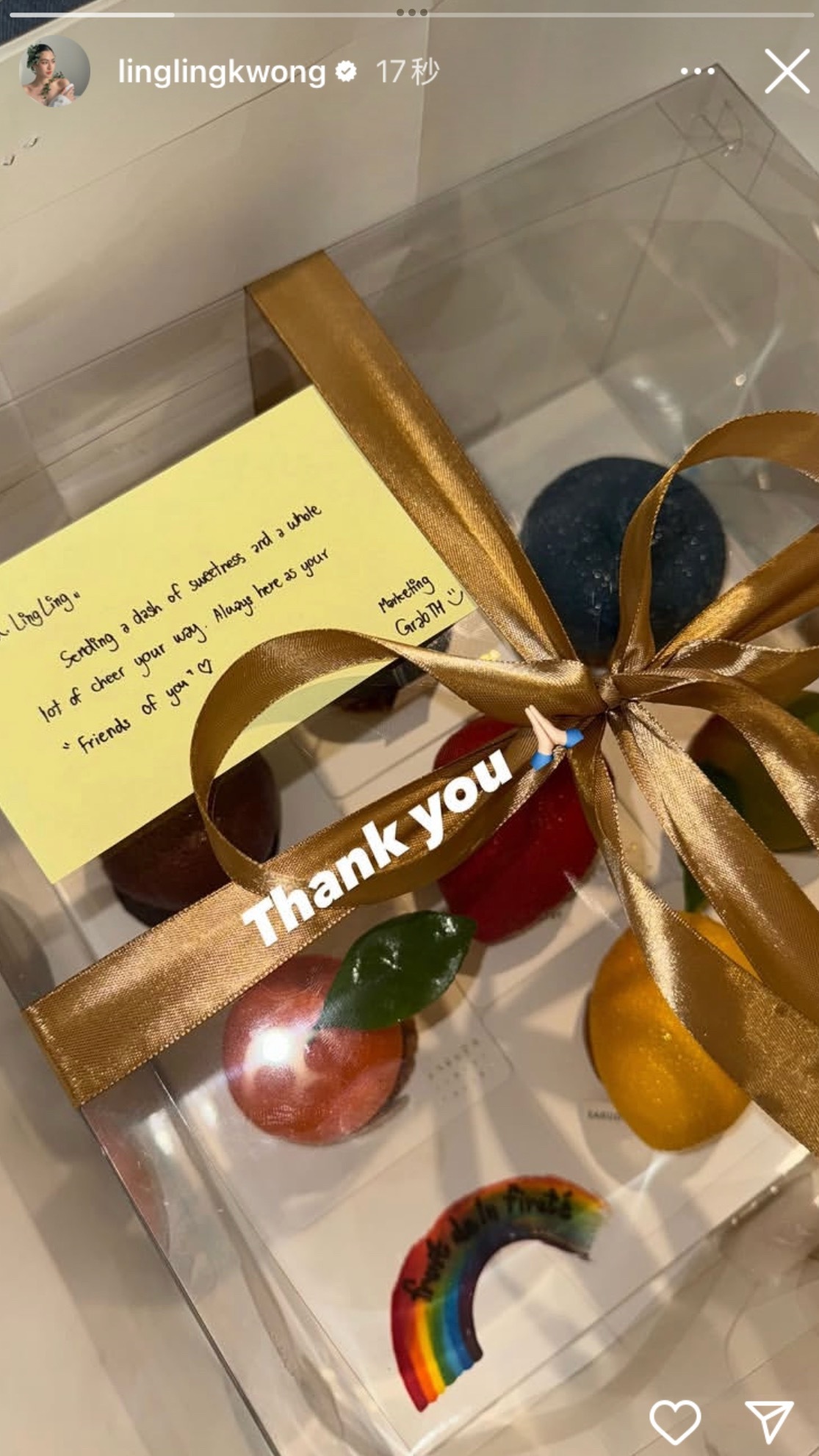 邝玲快拍更新：Thank youLingling给你的生活添一抹甜蜜以及欢乐 一