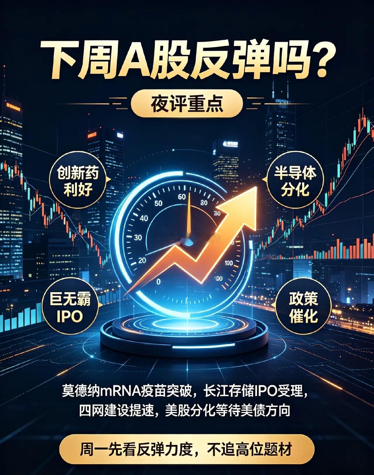 夜深了,美股上涨,1巨头来了,下周A股反弹吗？一、热点解读①莫德纳mRNA肿瘤疫