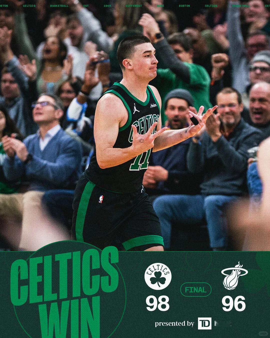 凯尔特人国度 Celtics come from behind to win☘️