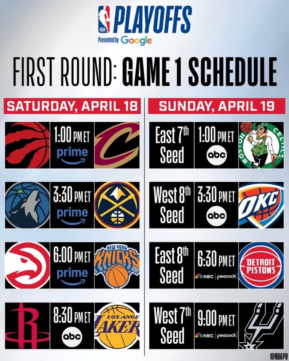 骑士第一场比赛时间：阴间场！ 猛龙vs骑士 nba季后赛