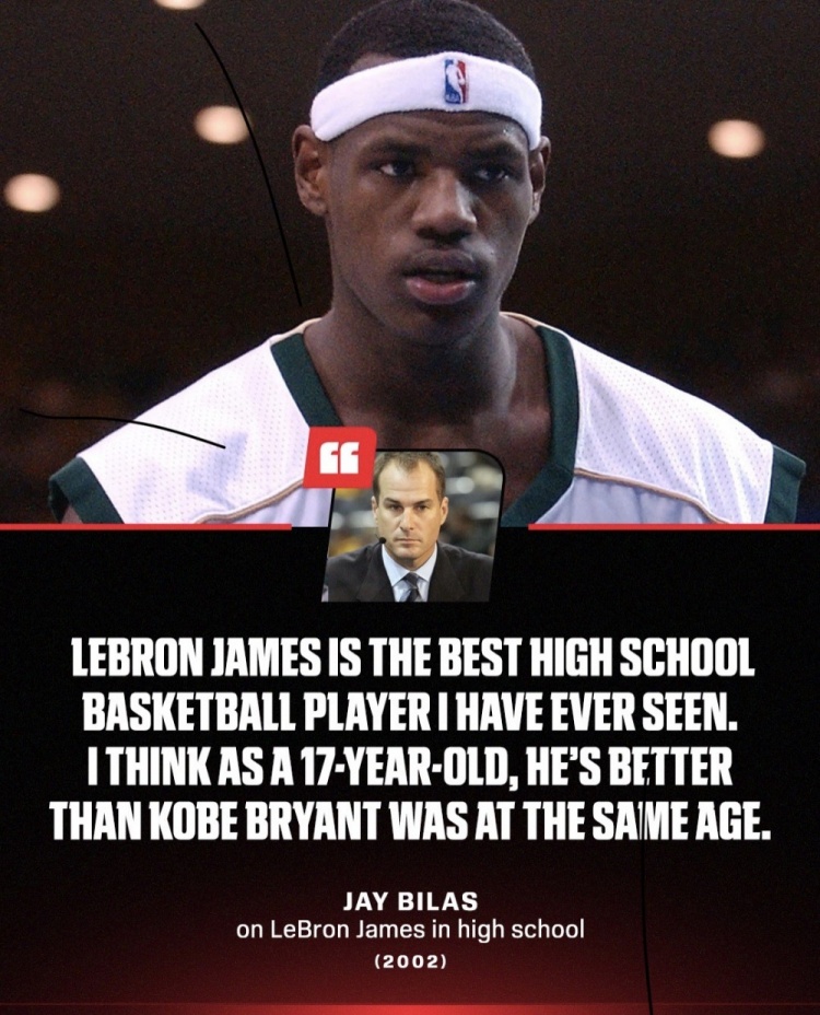年轻的国王！詹姆斯IG转发23年前的今天自己高中比赛首被全美直播