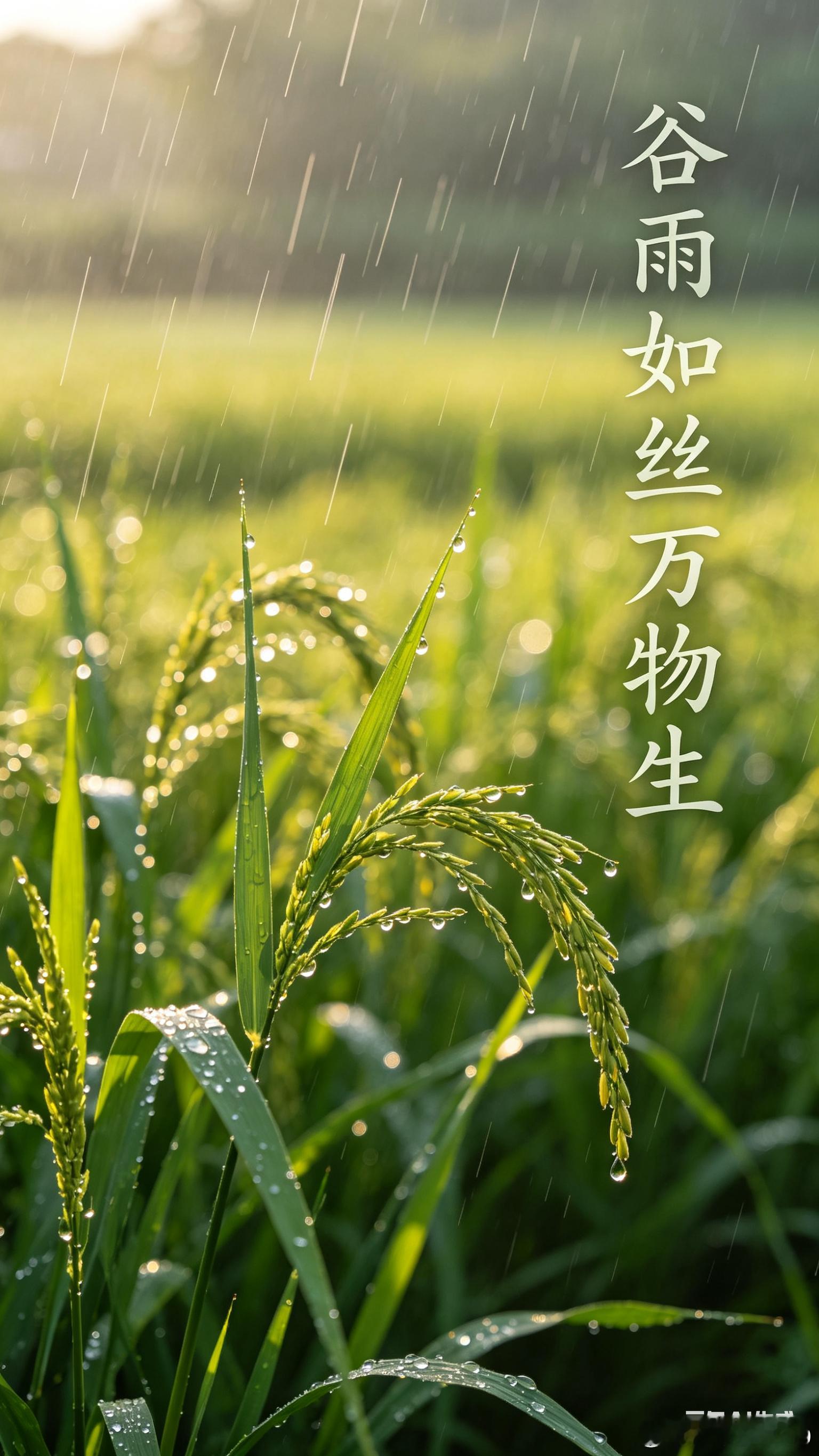 谷雨，是春天的收尾，也是盛夏的序曲。愿你带着温润的期许，迎接每一个平凡又闪光的日