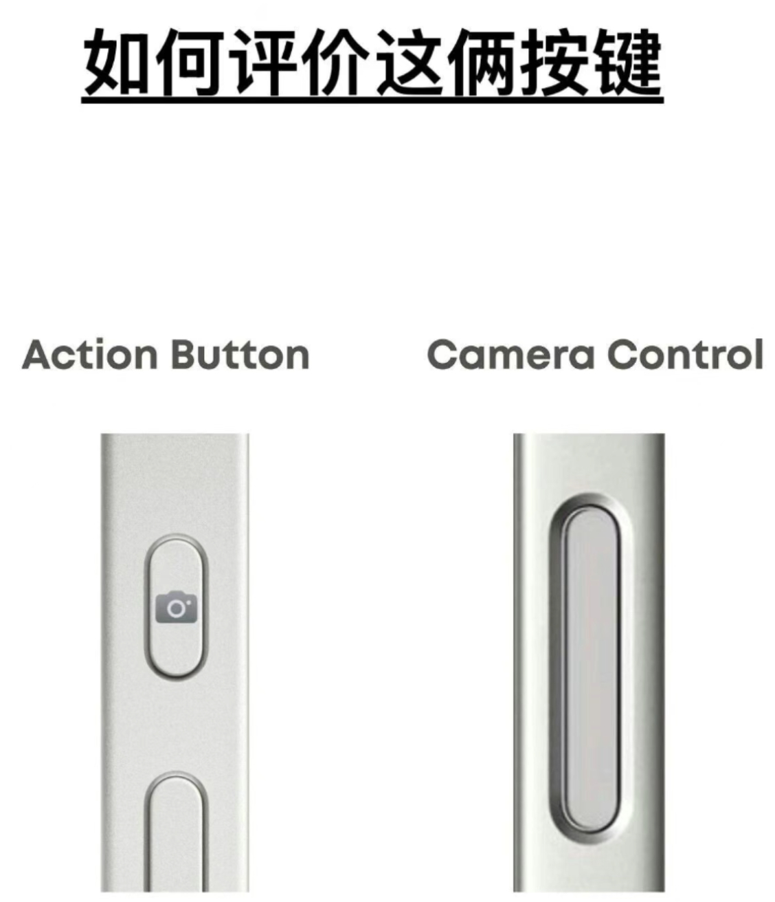 苹果这两年的硬件迭代，看得出是在认真“打磨按键”15 Pro 把静音键升级成可自