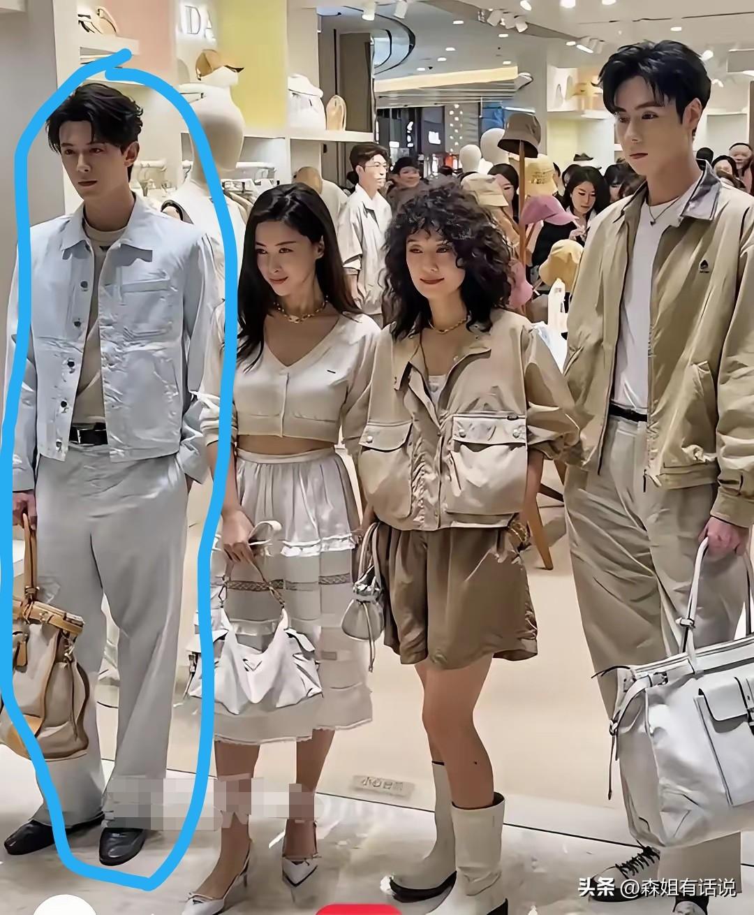 近日上海某品牌发布会，马伊俐的爆炸头火了，不过我这个40加的老阿姨被邓凯圈了粉，