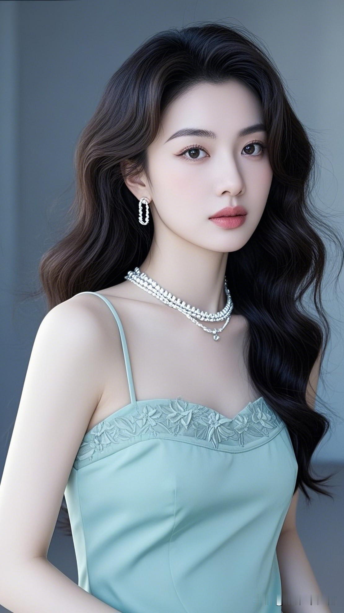 玉颜如花，珠光满面。女人怎样穿搭，更有高级感 优雅气质，珍珠与蕾丝的完美结合，尽