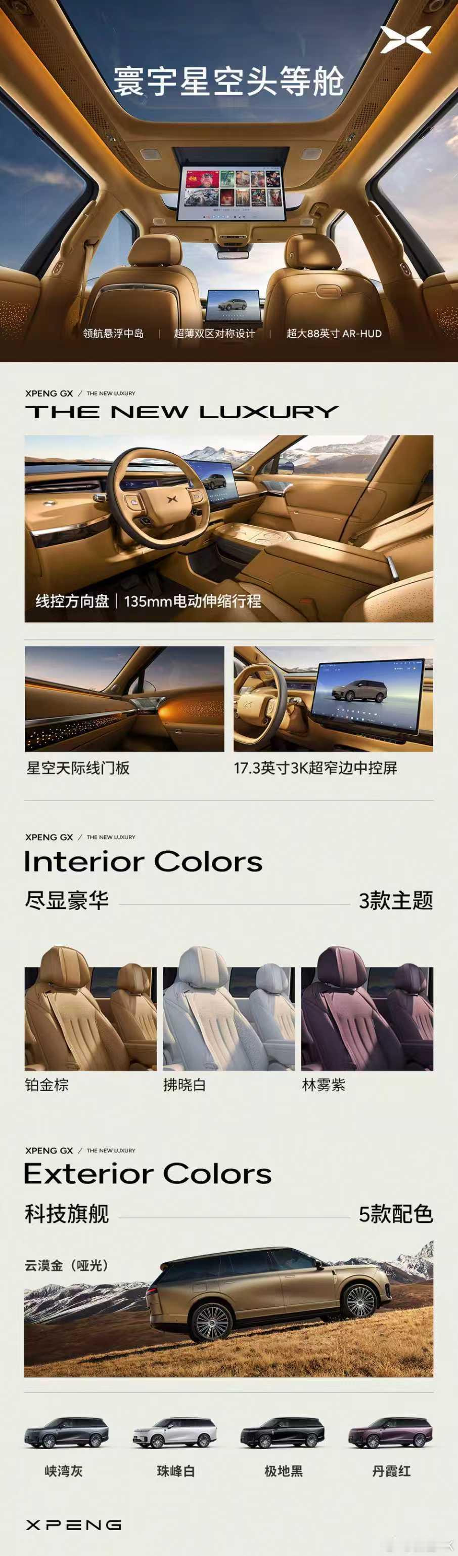 新科技，新旗舰！小鹏首款全尺寸旗舰SUV GX硬核干货来袭，一场发布会直接秀出天