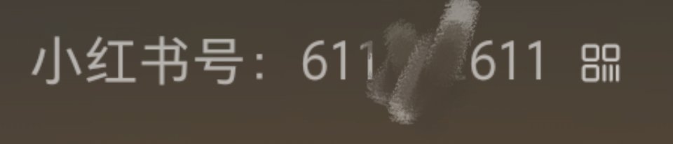 才发现以前的小红书号这么高级