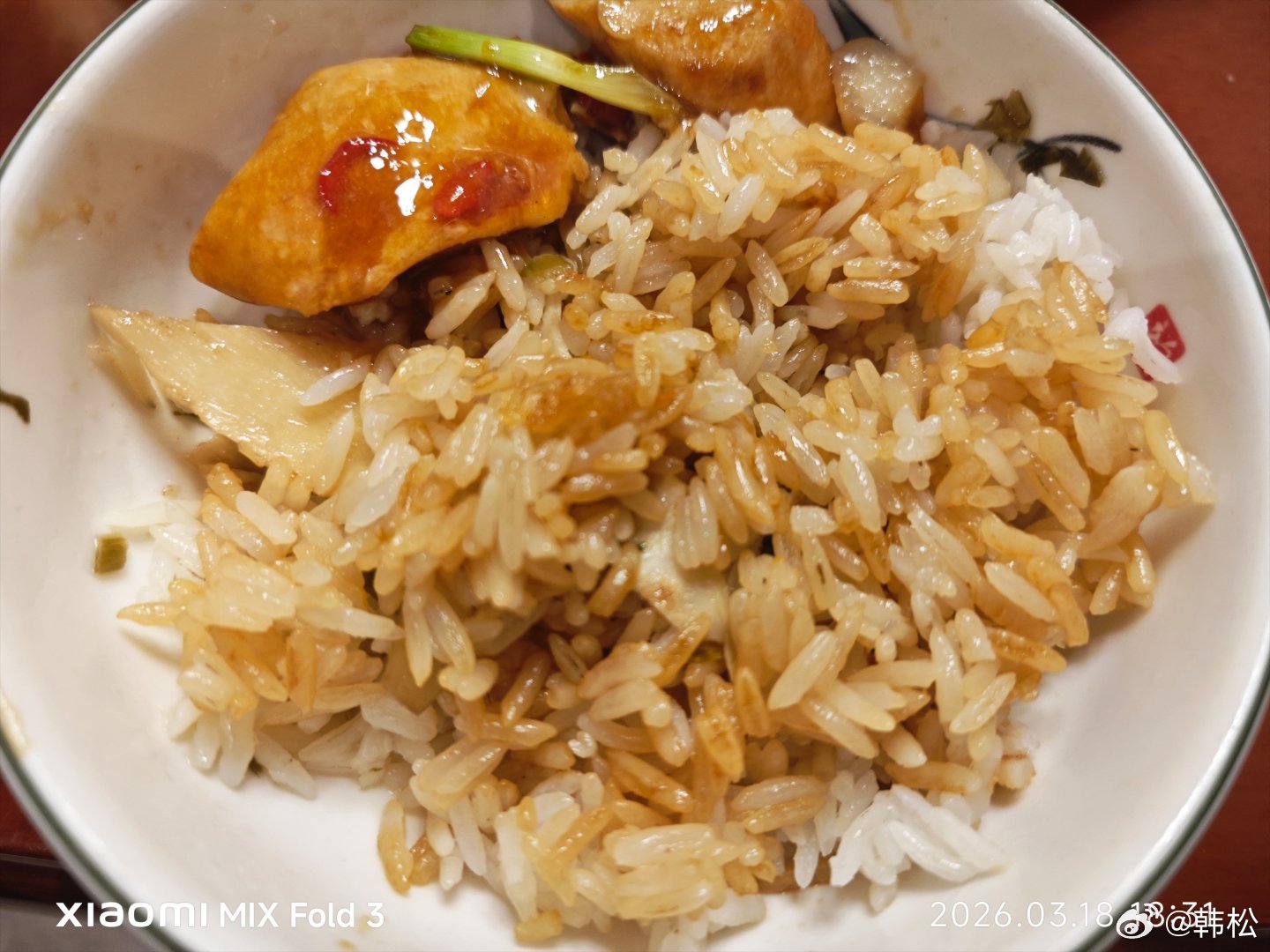 江西有名的酱油拌饭。 