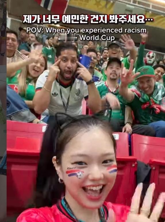 彻底炸锅！世界杯公开种族歧视！韩国女生开心自拍，身后恶意一幕被全程拍下
 
20