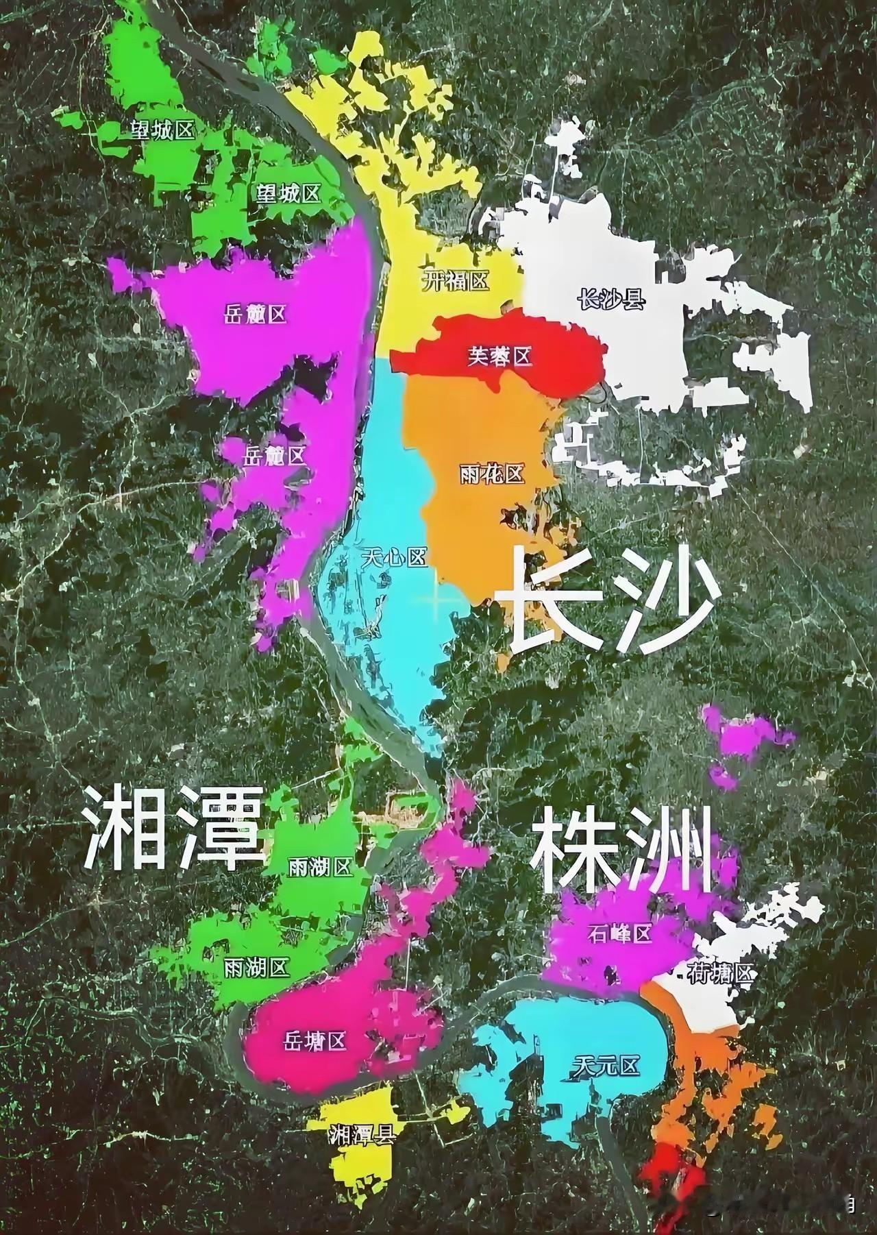 长株潭一体化喊了三十多年，为何在行政区划调整方面却比不过安徽、山东和四川。
20