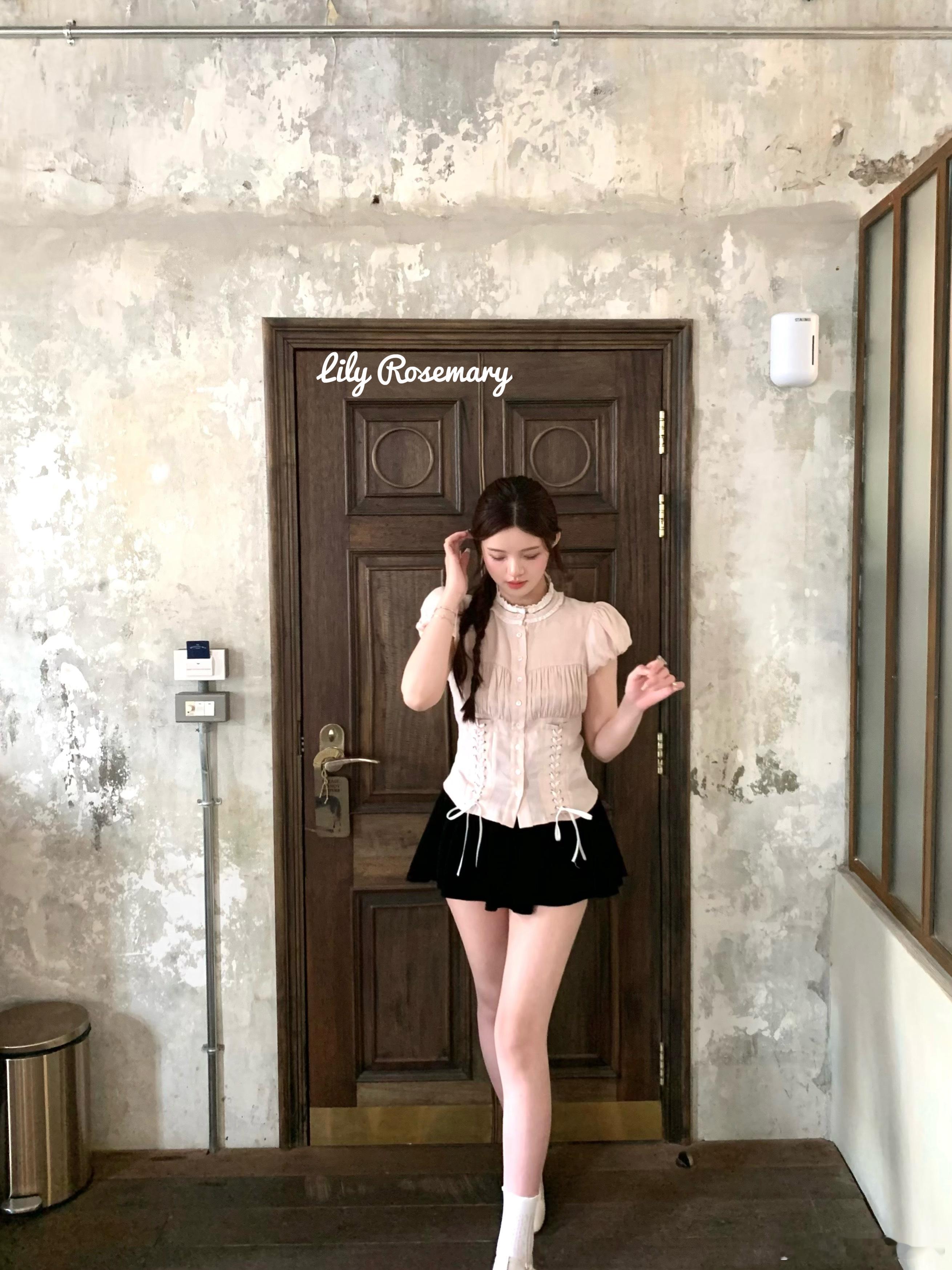 *浮光玫瑰 Babydoll - 🩶天丝裸粉 雾灰 实物更精致好看的一件 今晚