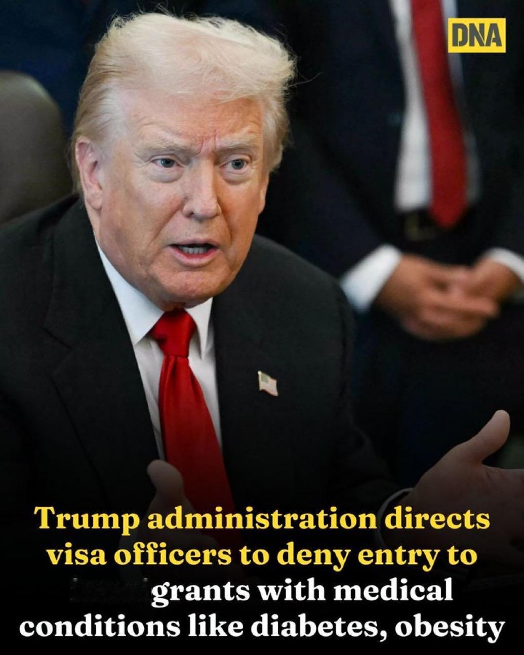 美国发布新指南，允许以慢性疾病（包括糖尿病、肥胖症和心脏病）为由拒绝签证和绿卡申