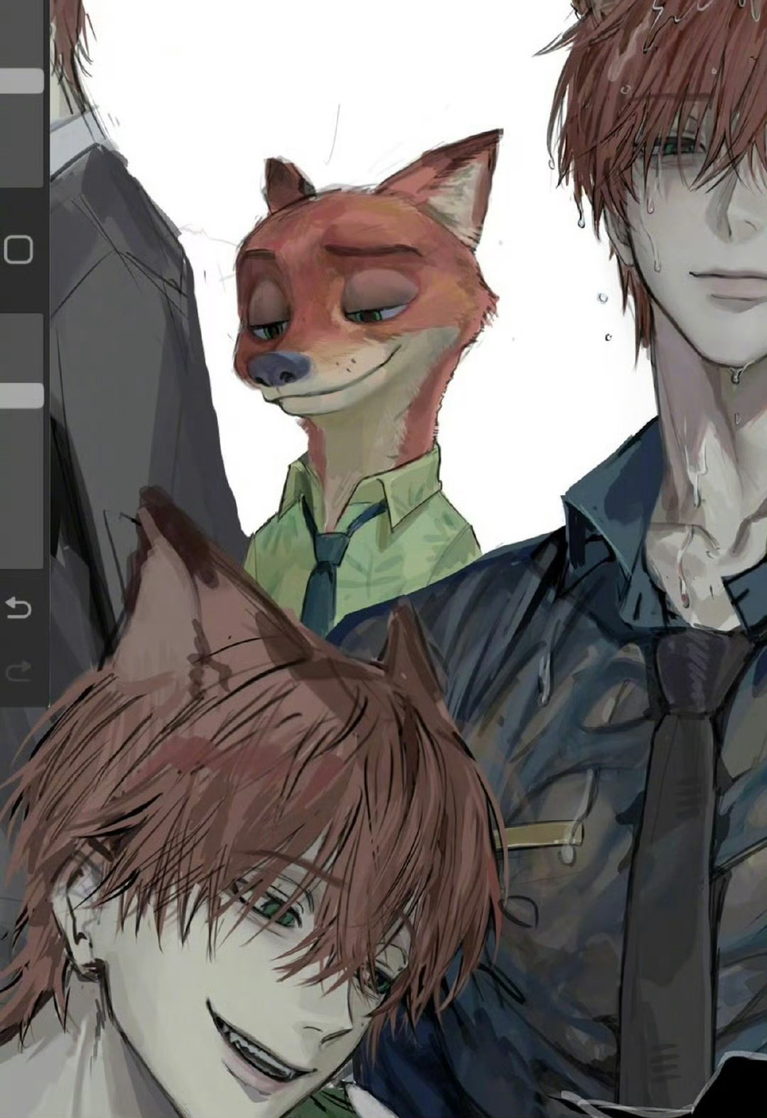 疯狂动物城疯狂动物城2 好帅的尼克🦊（画师t0myu3） 