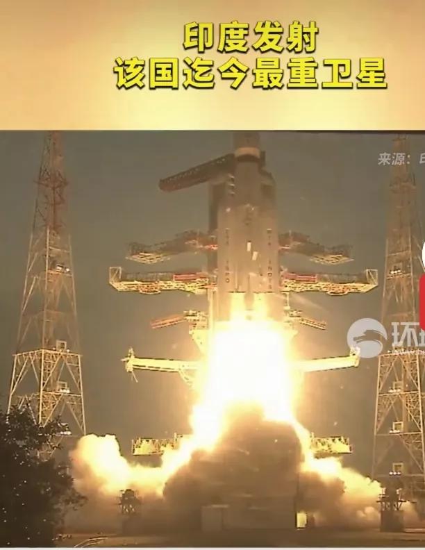 印度于十一月二号发射了重达4.43吨的最重卫星后，莫迪向全世界宣称印度已迈入空间