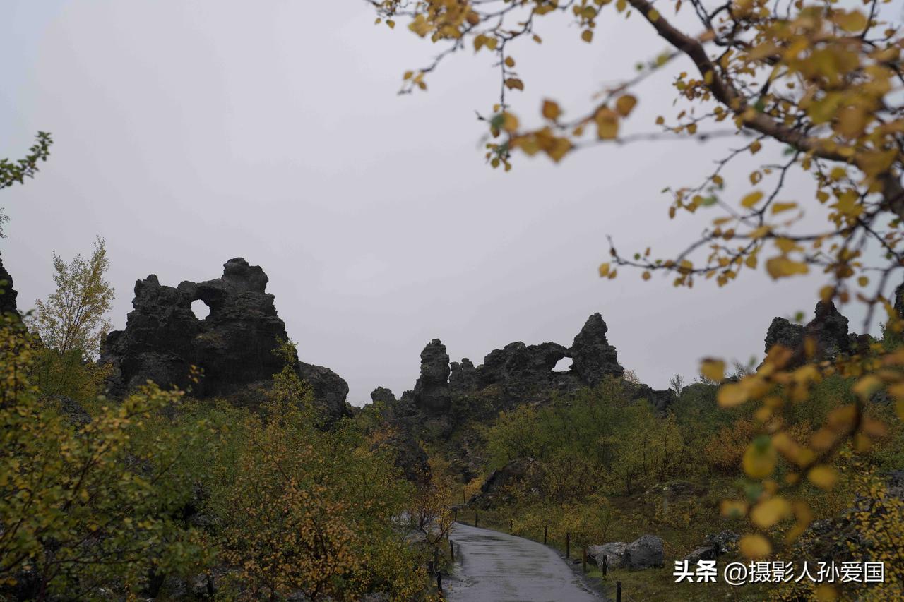 冰岛的秋色渐浓