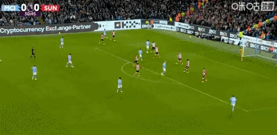 英超第15轮 曼城3:0桑德兰鲁本·迪亚斯远射破门 