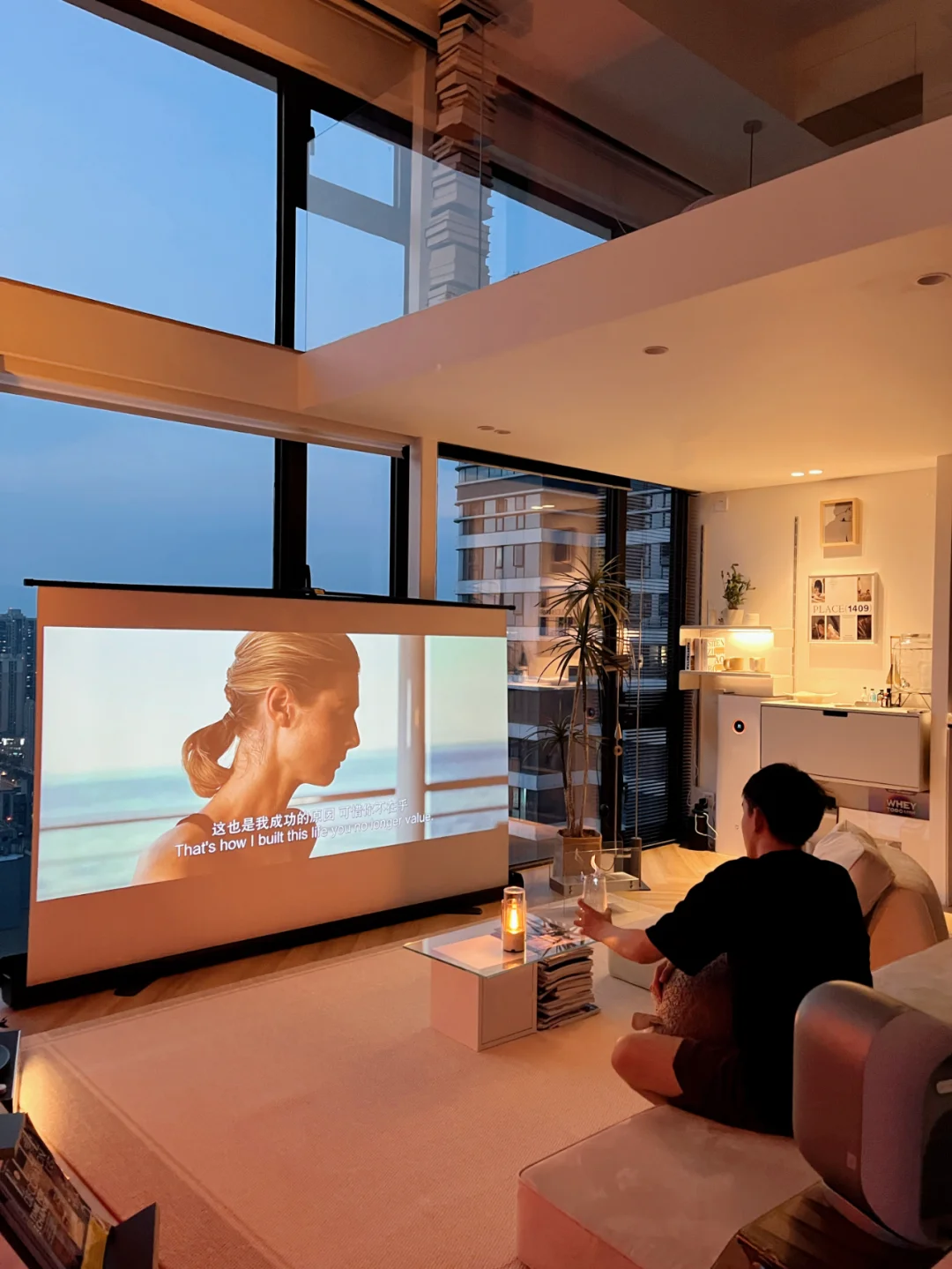 40平小屋“私人影院”营业啦，开启躺平模式