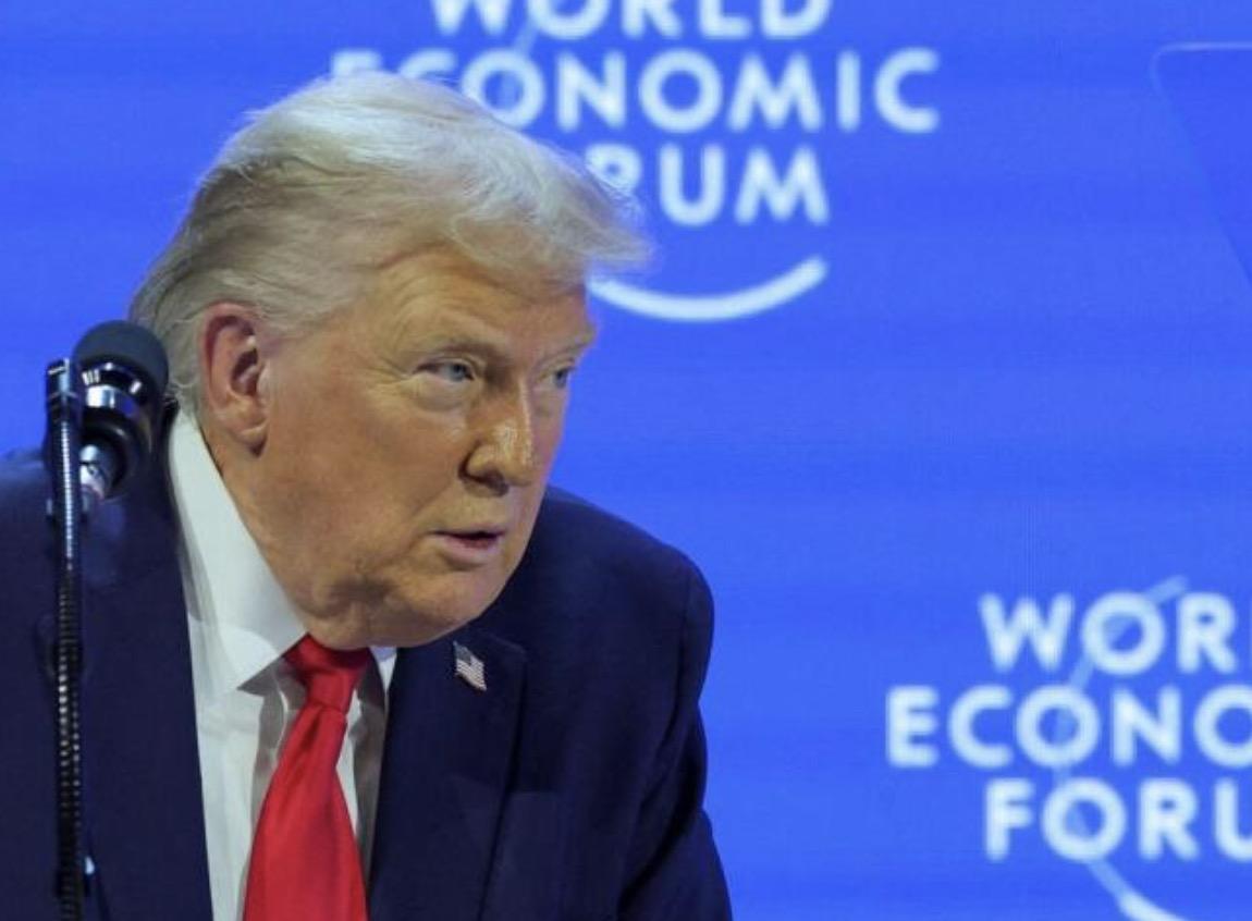 在达沃斯论坛上，特朗普将盟友关系变成了一堂“感恩教育课”。面对加拿大总理卡尼此前