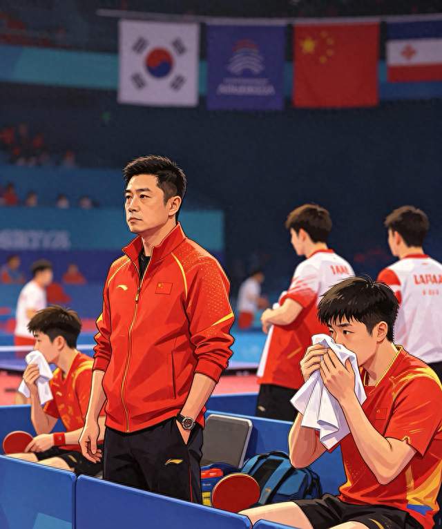 国乒男团不敌日本丢冠，王皓赛后发声，新老交替需要理解
