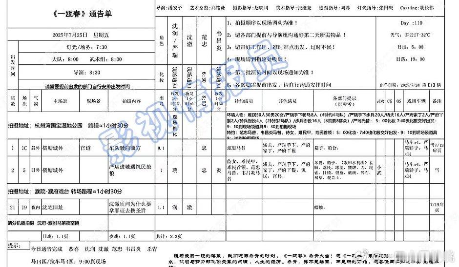许凯一瓯春今天杀青 ​​​