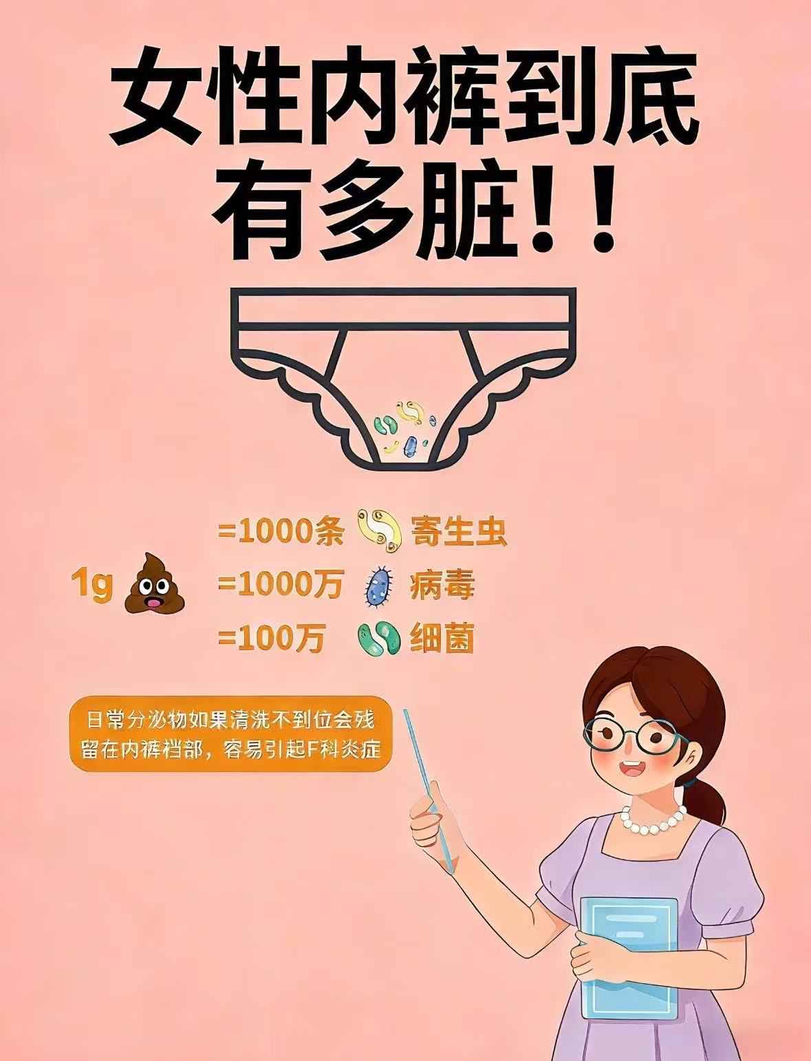内裤不换到底能有多脏专家说热水烫内裤没有杀菌效果小小内裤藏着大健康隐患！长时间不