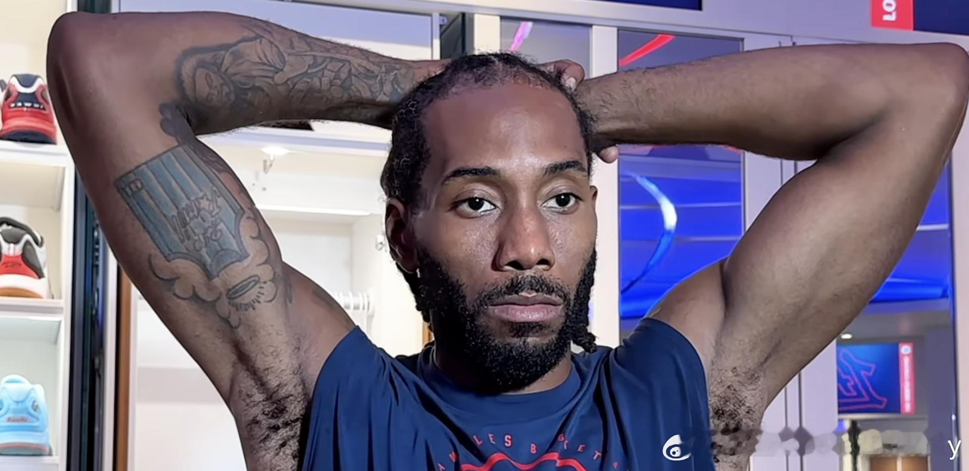 伦纳德采访（完整版）：我不会去评估太多。对我来说，现在还早。🎙️记者问：当你开