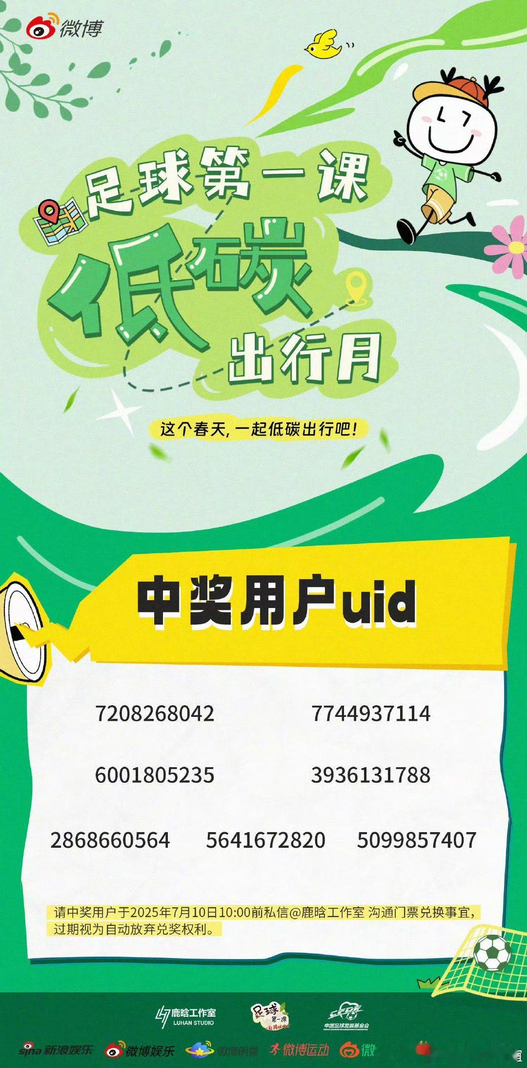 鹿晗低碳未来我们一起努力鹿晗感谢大家的支持，低碳未来我们一起努力 ​​​