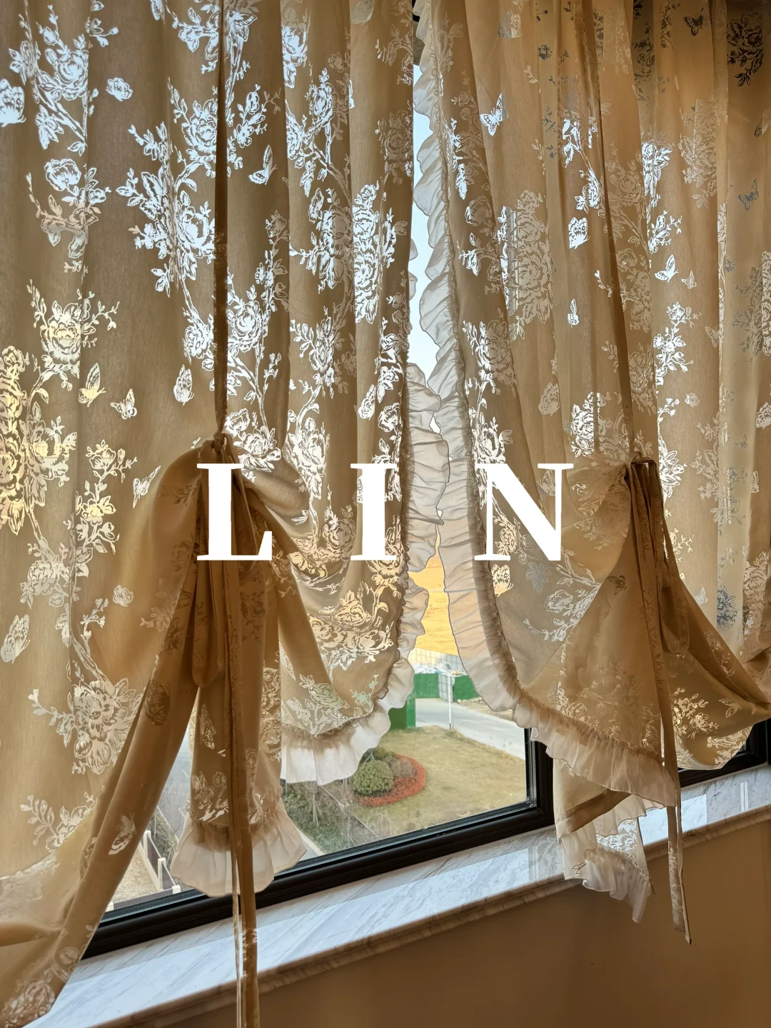 氛围感蝴蝶纱提拉帘，闭眼也好看！