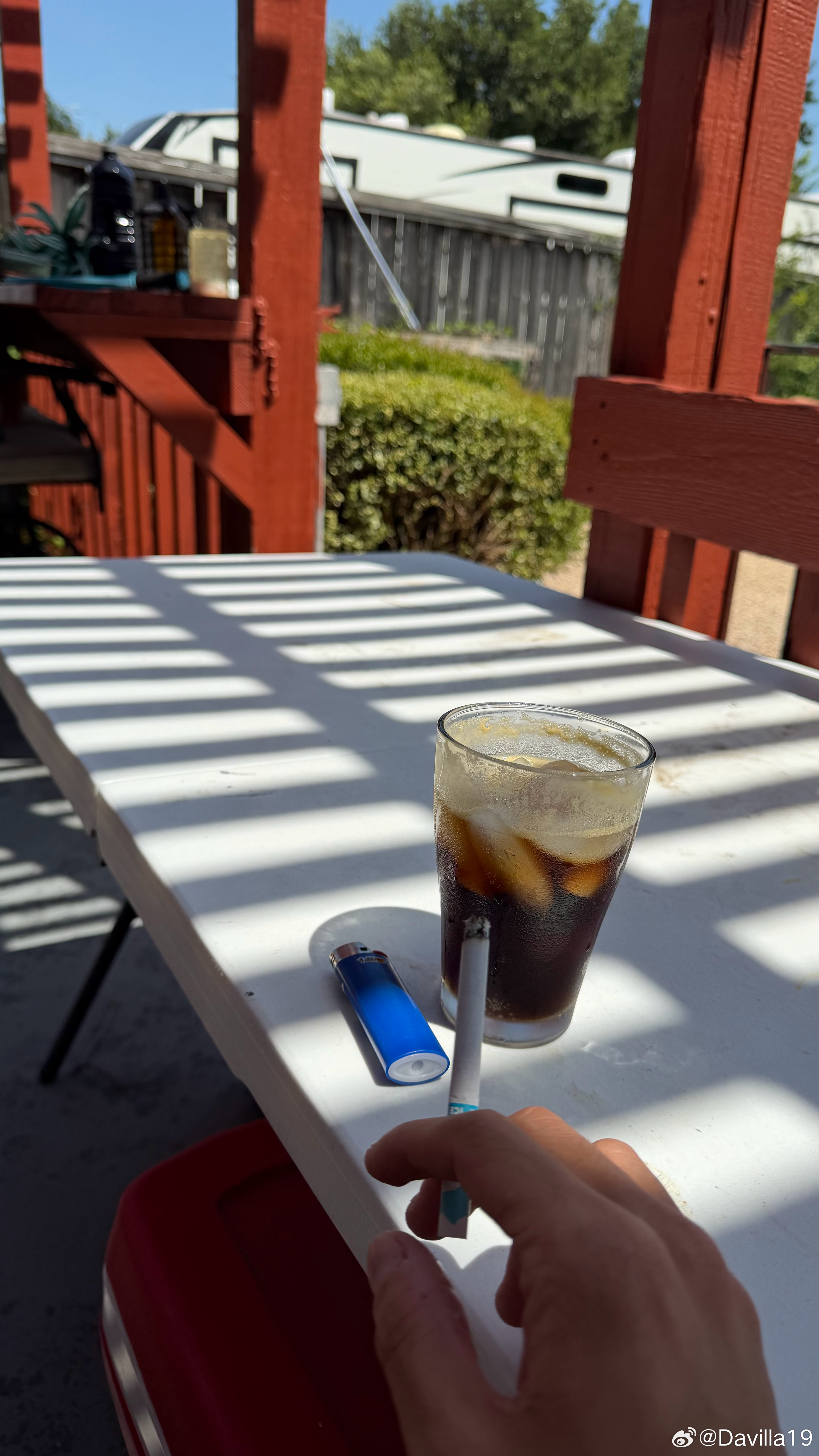 出发前2小时，抽烟，喝fernet约旦vs阿根廷 American·Texas 