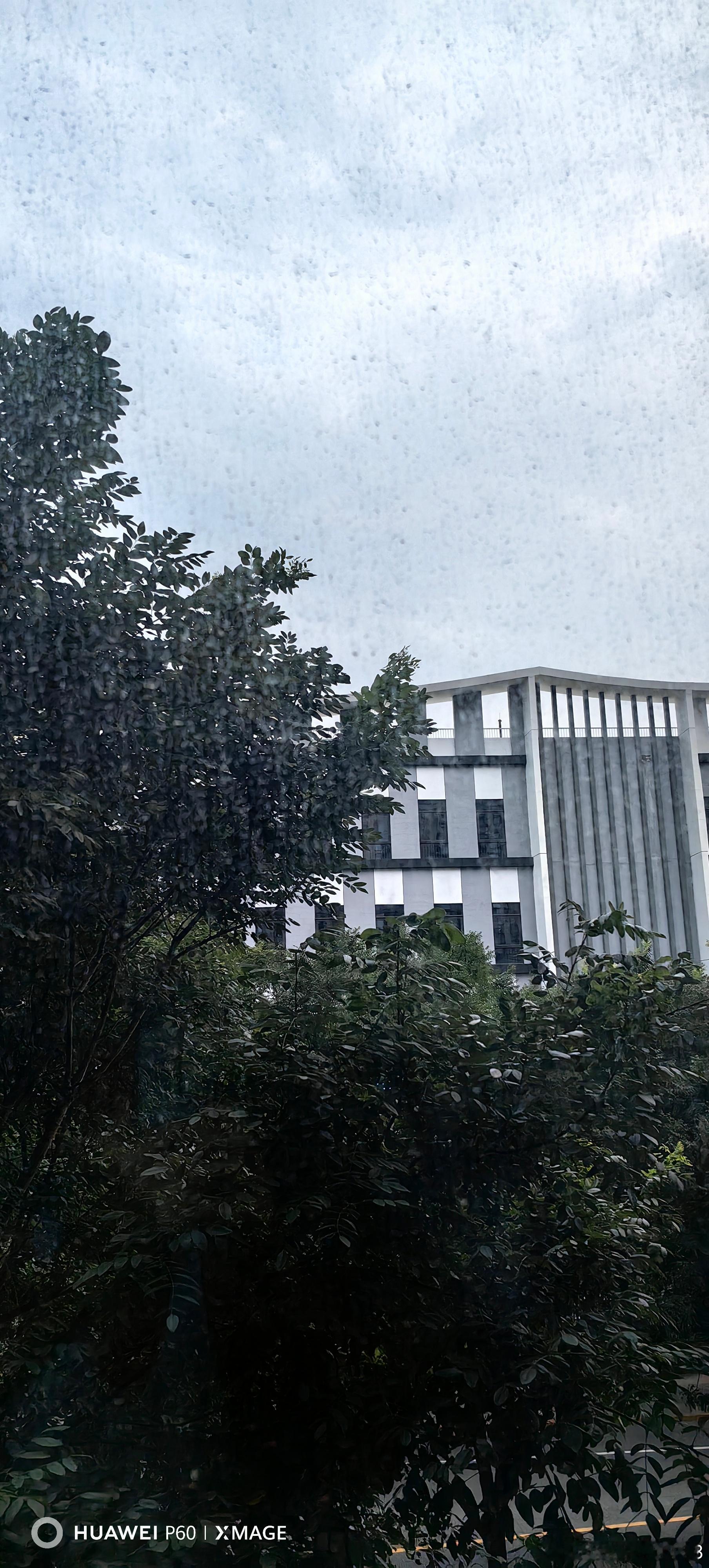 北京暴雨北京太大了，有些地方暴雨，有些地方，暴雨还在路上。我住的地方，雨的脚步声