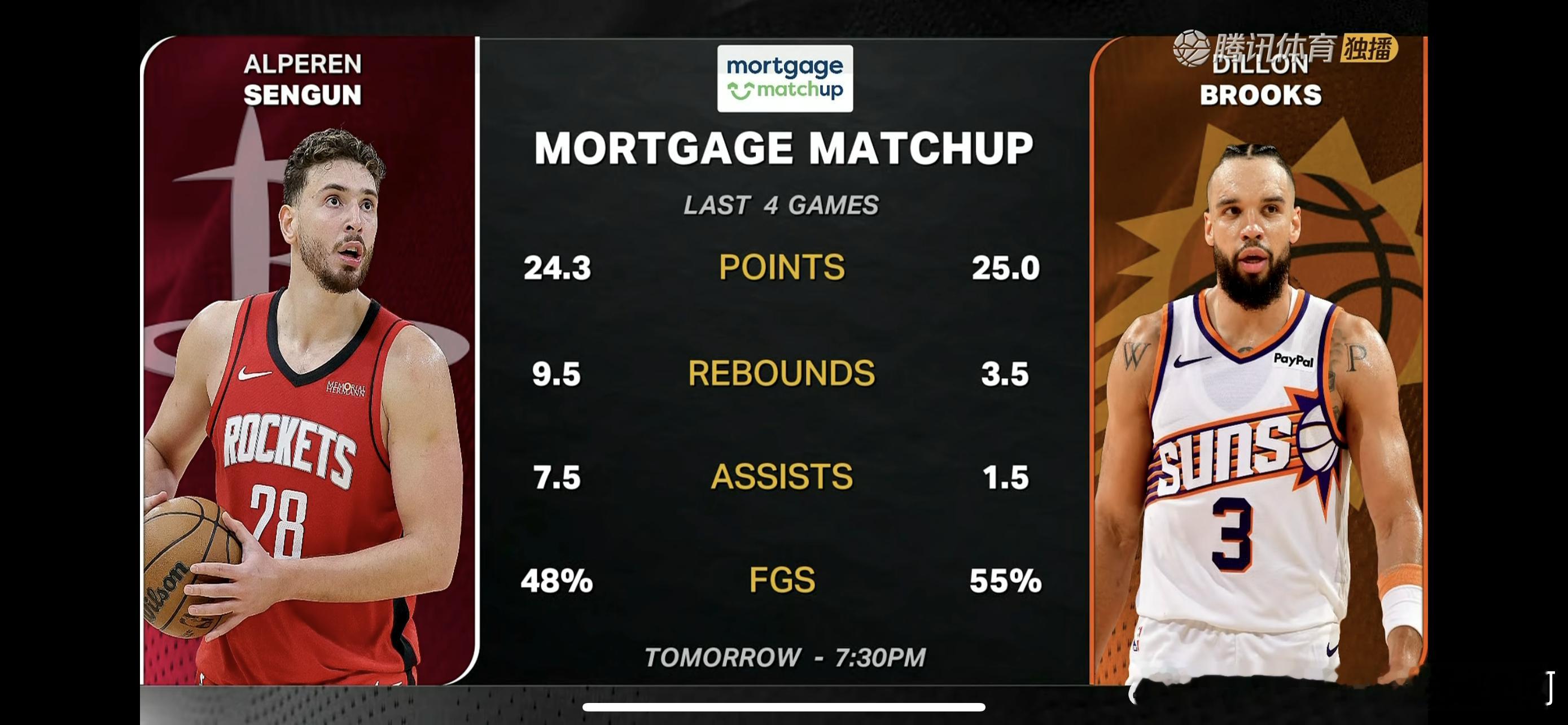 明儿太阳vs火箭，这都预告上了 