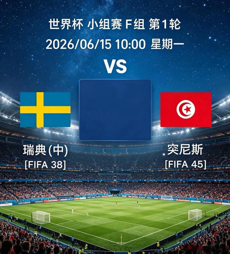 世界杯 10:00 瑞士🇨🇭vs突尼斯🇹🇳先开球：瑞士方    向：让胜