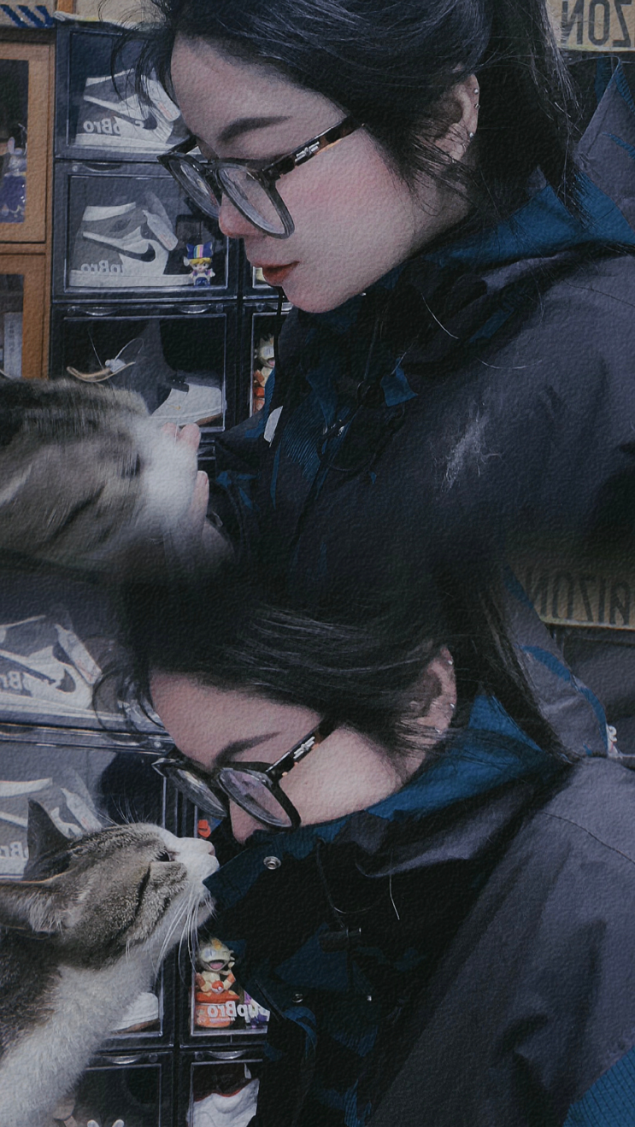 世界破破烂烂，修猫缝缝补补。  ​​​
