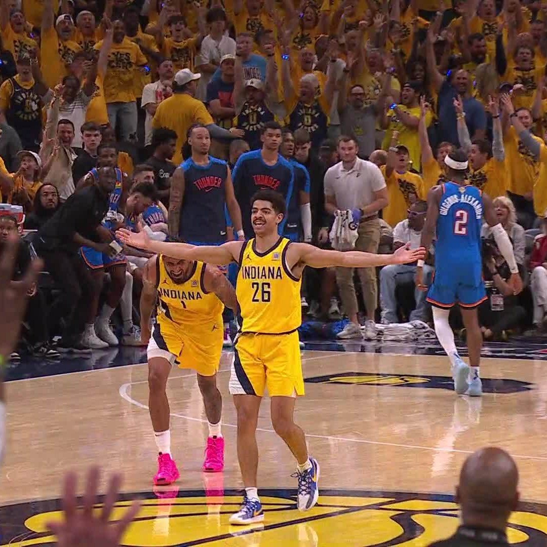 30分的分差…第四节直接变垃圾时间了…[允悲]步行者vs雷霆NBA总决赛NBA超