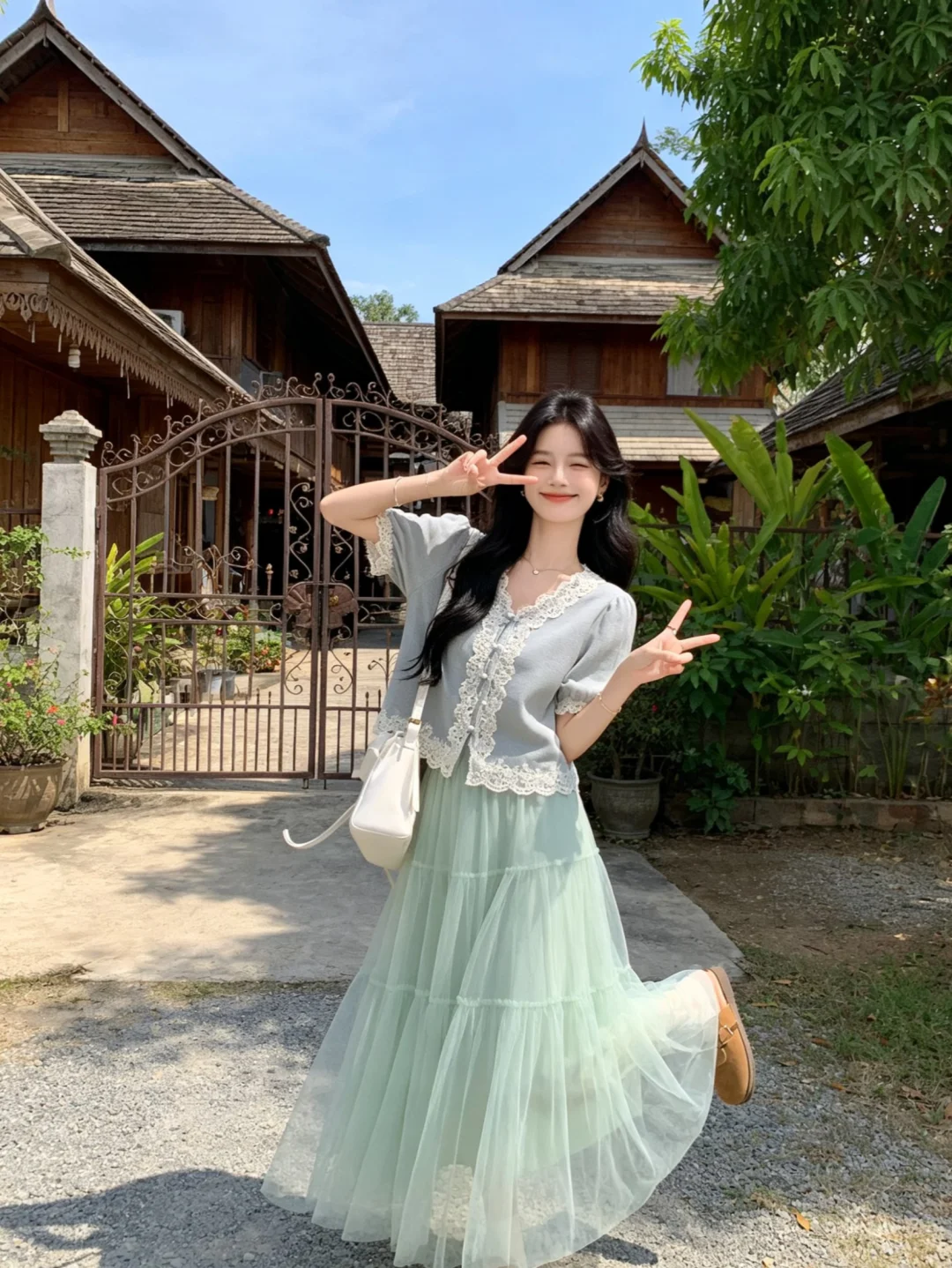 春季度假穿搭｜这样穿真的好仙啊！