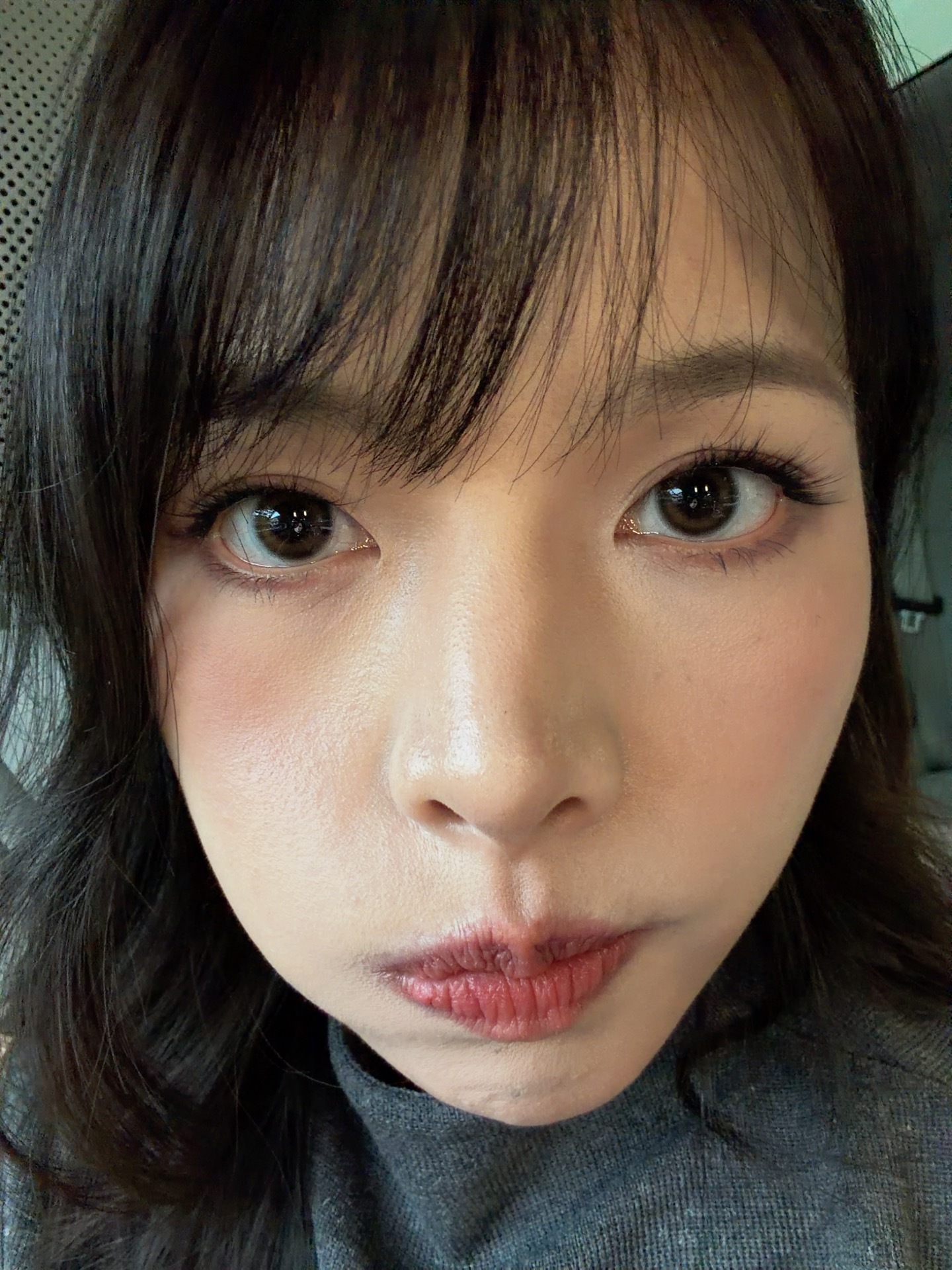 玛丽黛佳的气垫太🐮了 爆汗一整天，假睫毛都快化了底妆还是这么服帖 