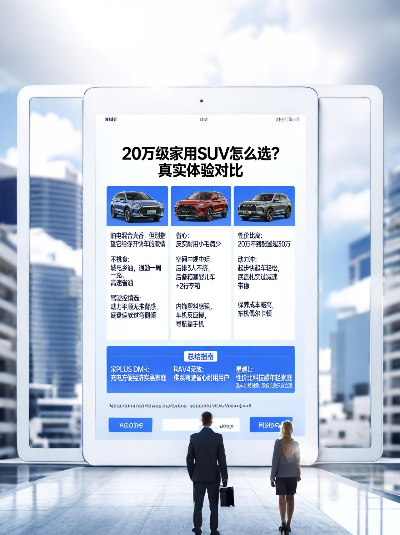 20万级家用SUV怎么选？这三款车的真实体验告诉你
家里添丁，原来的车有点挤，最