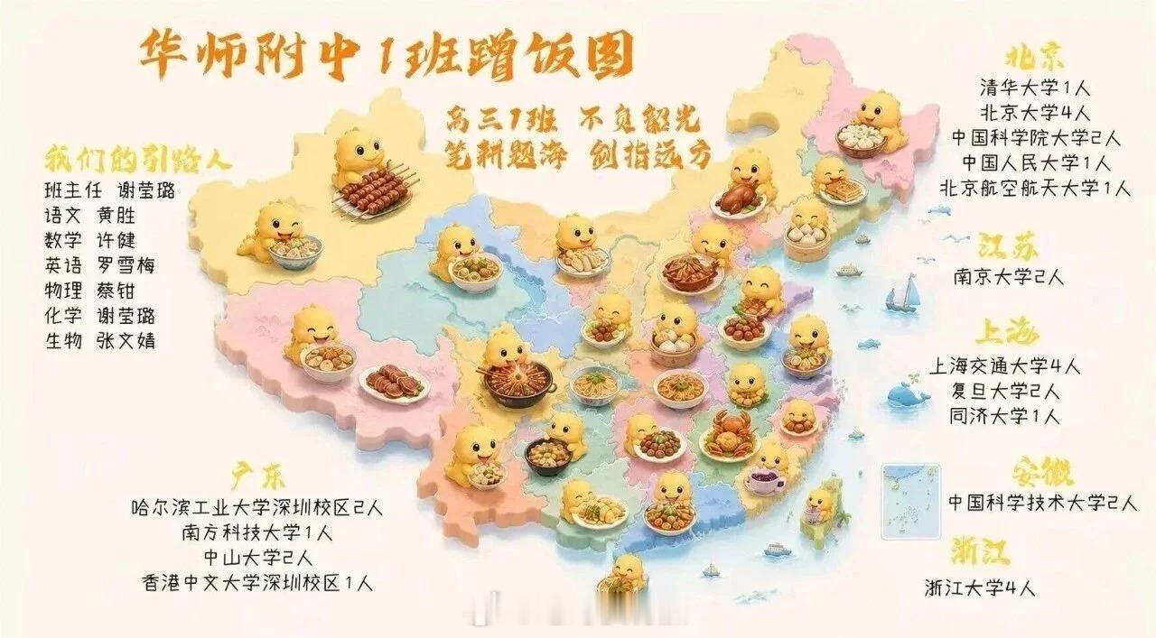 高考后的蹭饭地图四处飘荡，偶然看到几个。其实本身对各个学校没什么概念的，毕竟我一