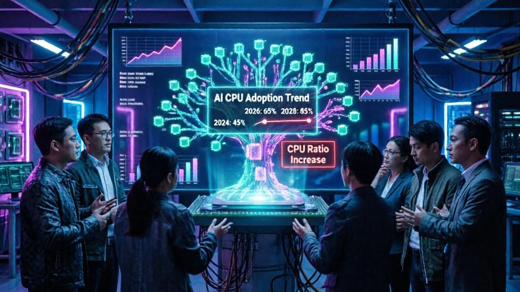一边是CPU厂商集体讲故事，一边要正视AI产业中CPU配比增高的实际趋势。
最近