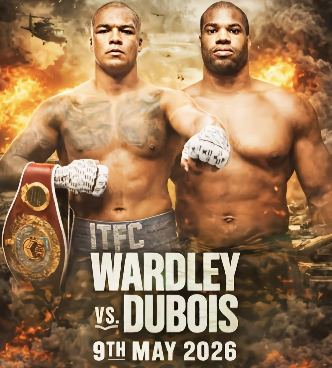 沃德利VS杜布瓦：WBO重量级拳王争霸赛，今天正式官宣，5月9号开打！

今天，