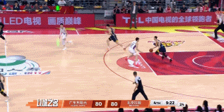 胡明轩今天打得没啥问题吧，可以说是好。广东男篮vs北控男篮胡明轩