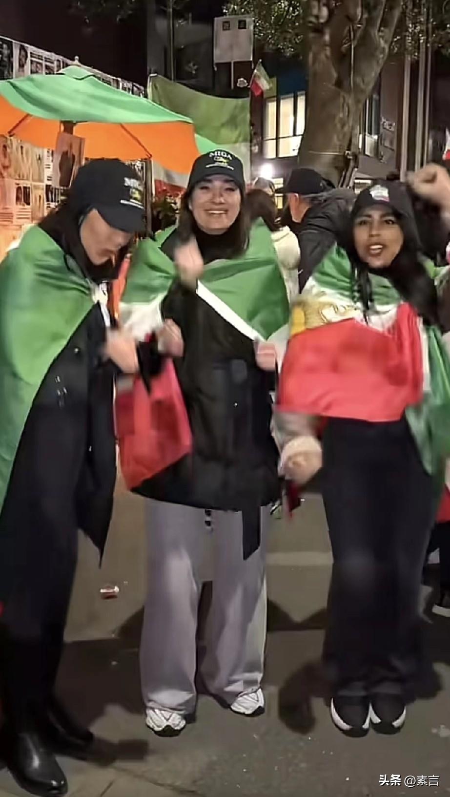 在美国和欧洲多国的伊朗后裔，以及伊朗本国国内部分民众，上百万人走上街头载歌载舞。