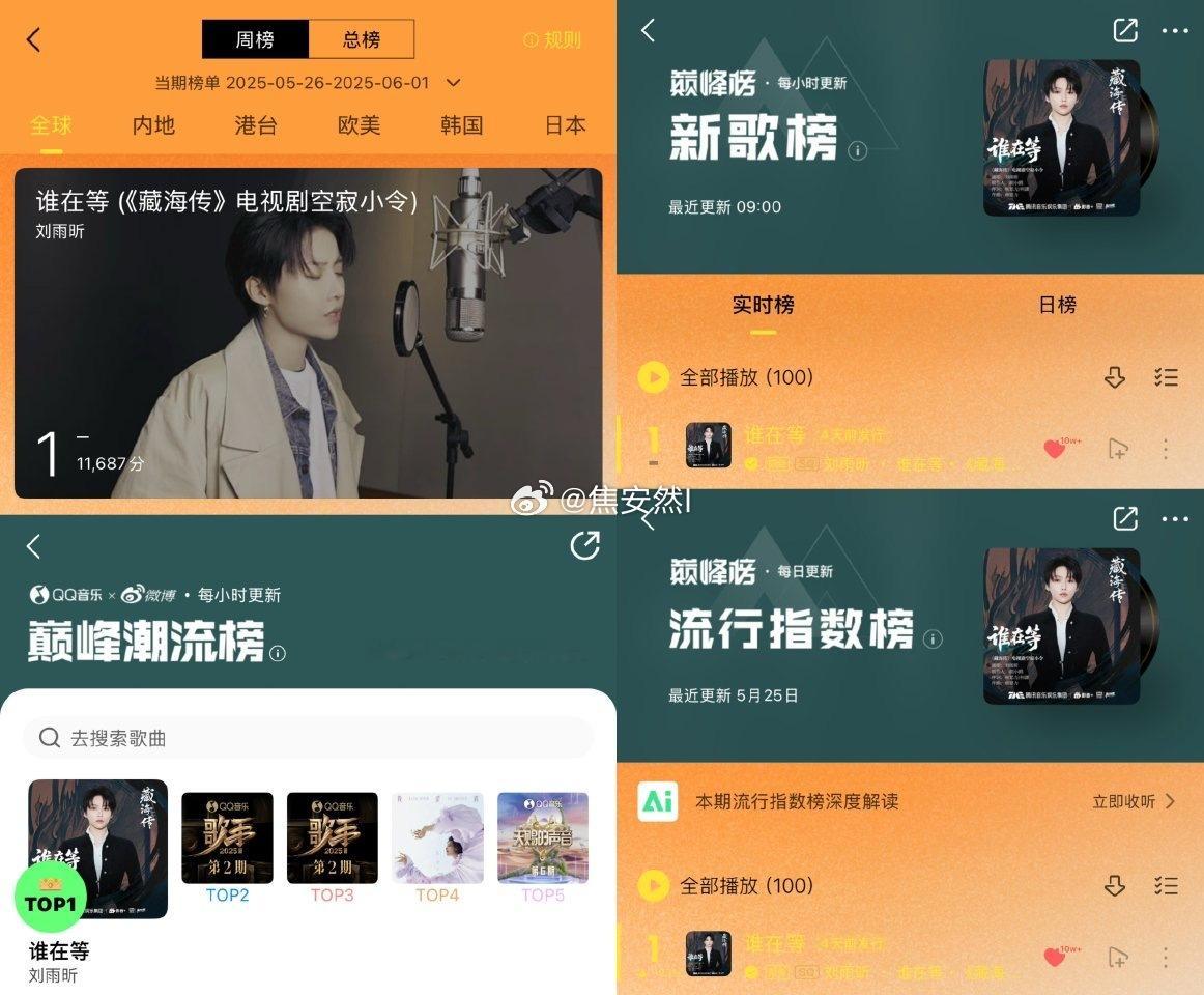 刘雨昕首支OST《谁在等》Q音霸榜了真的很好听，多多唱ost好吗？谁在等刘雨昕藏